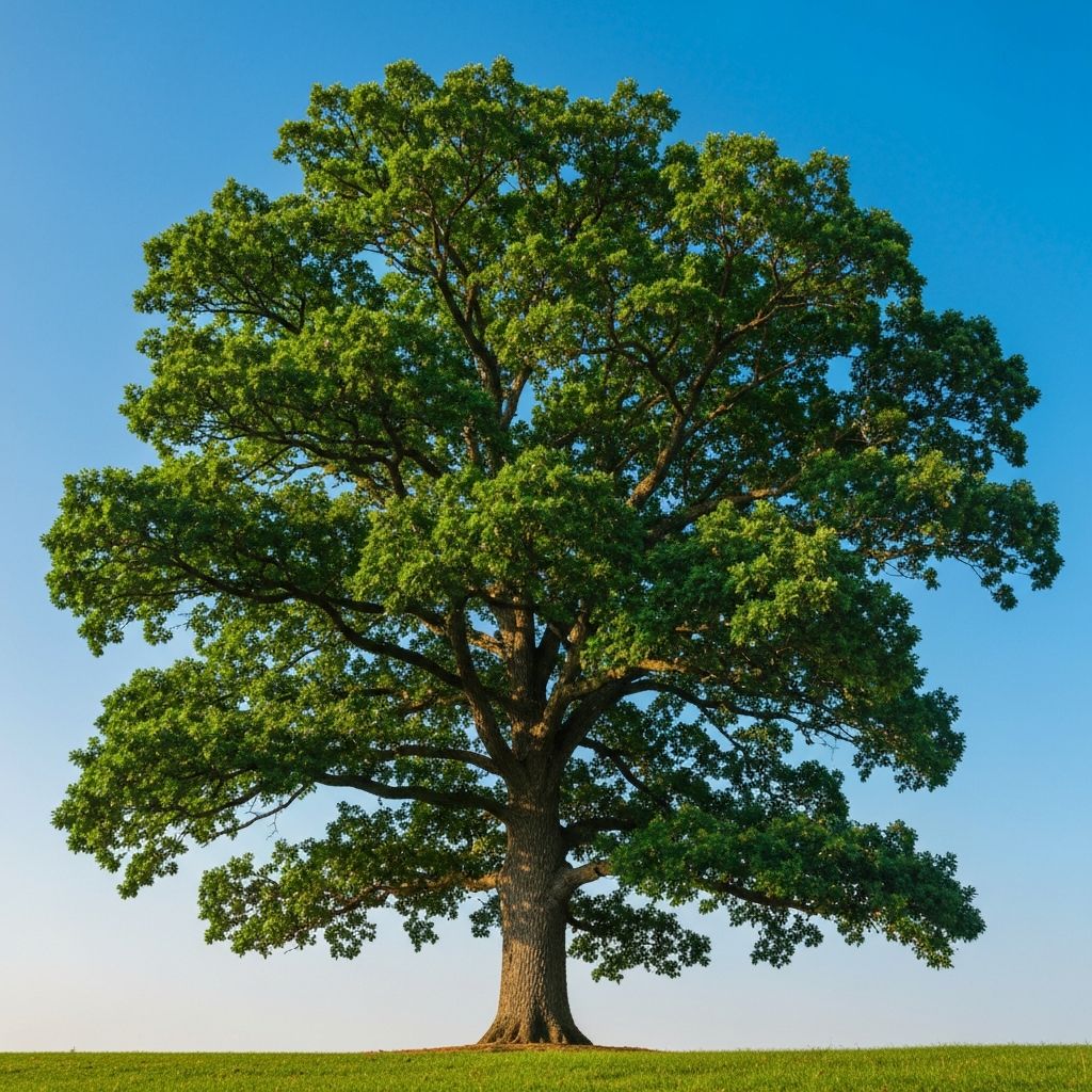A beautiful tree in summer